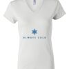Women's Short Sleeve V-Neck T-Shirt Thumbnail