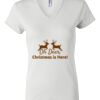 Women's Short Sleeve V-Neck T-Shirt Thumbnail