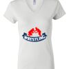 Women's Short Sleeve V-Neck T-Shirt Thumbnail