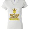 Women's Short Sleeve V-Neck T-Shirt Thumbnail