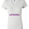 Women's Short Sleeve V-Neck T-Shirt Thumbnail