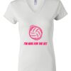 Women's Short Sleeve V-Neck T-Shirt Thumbnail