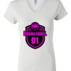 Women's Short Sleeve V-Neck T-Shirt Thumbnail