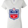 Women's Short Sleeve V-Neck T-Shirt Thumbnail