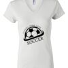 Women's Short Sleeve V-Neck T-Shirt Thumbnail