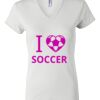 Women's Short Sleeve V-Neck T-Shirt Thumbnail