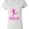 Women's Short Sleeve V-Neck T-Shirt Thumbnail