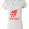 Women's Short Sleeve V-Neck T-Shirt Thumbnail