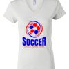 Women's Short Sleeve V-Neck T-Shirt Thumbnail