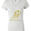 Women's Short Sleeve V-Neck T-Shirt Thumbnail