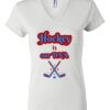 Women's Short Sleeve V-Neck T-Shirt Thumbnail
