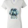 Women's Short Sleeve V-Neck T-Shirt Thumbnail