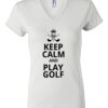 Women's Short Sleeve V-Neck T-Shirt Thumbnail
