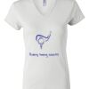Women's Short Sleeve V-Neck T-Shirt Thumbnail