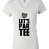 Women's Short Sleeve V-Neck T-Shirt Thumbnail