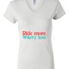 Women's Short Sleeve V-Neck T-Shirt Thumbnail