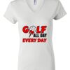 Women's Short Sleeve V-Neck T-Shirt Thumbnail