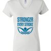 Women's Short Sleeve V-Neck T-Shirt Thumbnail