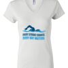 Women's Short Sleeve V-Neck T-Shirt Thumbnail