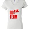 Women's Short Sleeve V-Neck T-Shirt Thumbnail