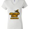 Women's Short Sleeve V-Neck T-Shirt Thumbnail