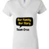 Women's Short Sleeve V-Neck T-Shirt Thumbnail