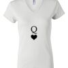 Women's Short Sleeve V-Neck T-Shirt Thumbnail
