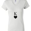 Women's Short Sleeve V-Neck T-Shirt Thumbnail