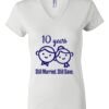 Women's Short Sleeve V-Neck T-Shirt Thumbnail