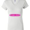 Women's Short Sleeve V-Neck T-Shirt Thumbnail