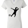 Women's Short Sleeve V-Neck T-Shirt Thumbnail