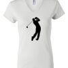 Women's Short Sleeve V-Neck T-Shirt Thumbnail