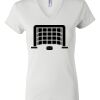Women's Short Sleeve V-Neck T-Shirt Thumbnail