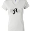 Women's Short Sleeve V-Neck T-Shirt Thumbnail