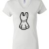 Women's Short Sleeve V-Neck T-Shirt Thumbnail