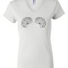 Women's Short Sleeve V-Neck T-Shirt Thumbnail