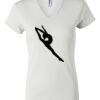 Women's Short Sleeve V-Neck T-Shirt Thumbnail