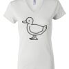 Women's Short Sleeve V-Neck T-Shirt Thumbnail