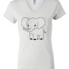 Women's Short Sleeve V-Neck T-Shirt Thumbnail