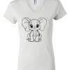 Women's Short Sleeve V-Neck T-Shirt Thumbnail