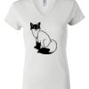 Women's Short Sleeve V-Neck T-Shirt Thumbnail