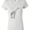 Women's Short Sleeve V-Neck T-Shirt Thumbnail