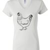 Women's Short Sleeve V-Neck T-Shirt Thumbnail