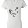 Women's Short Sleeve V-Neck T-Shirt Thumbnail