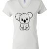 Women's Short Sleeve V-Neck T-Shirt Thumbnail