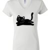 Women's Short Sleeve V-Neck T-Shirt Thumbnail