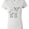 Women's Short Sleeve V-Neck T-Shirt Thumbnail