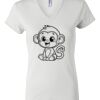 Women's Short Sleeve V-Neck T-Shirt Thumbnail