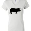 Women's Short Sleeve V-Neck T-Shirt Thumbnail