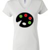Women's Short Sleeve V-Neck T-Shirt Thumbnail